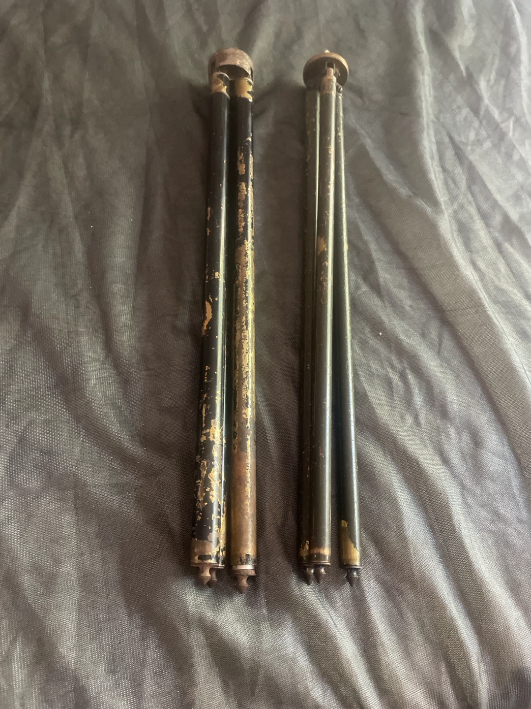 Pair of Vintage Folding Tripod Legs