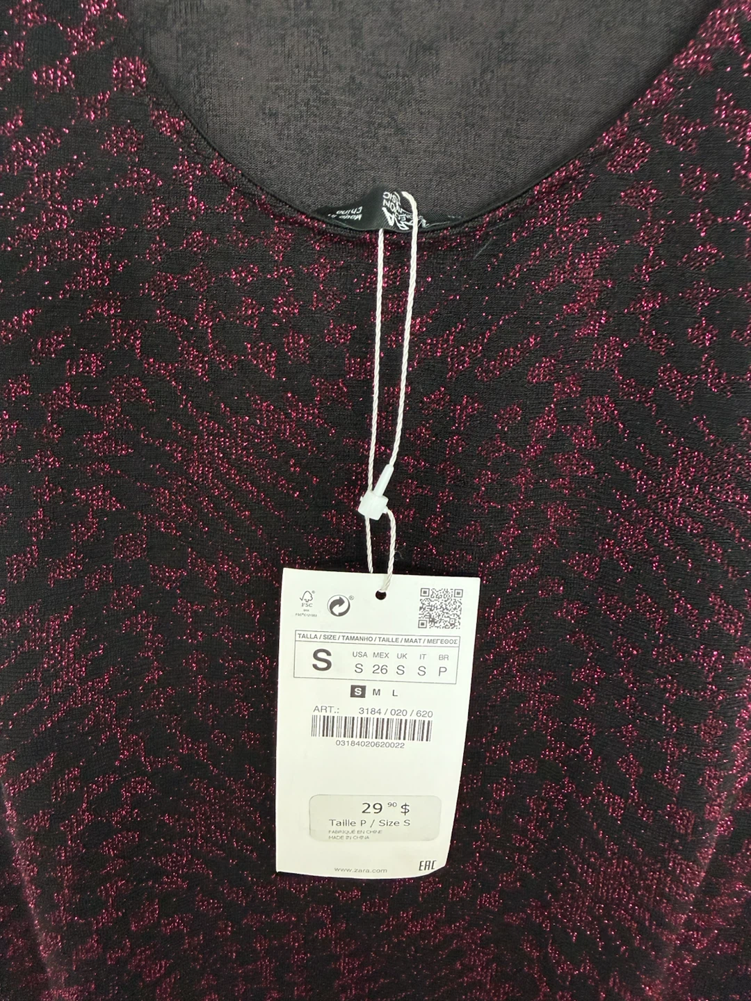 NEW Zara Glittery Bodysuit - photo 3
