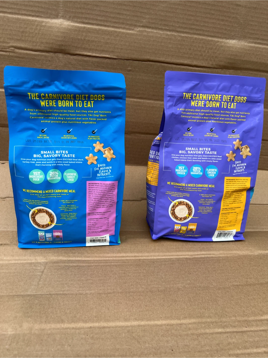 Dog Food Tiki brand savory mix