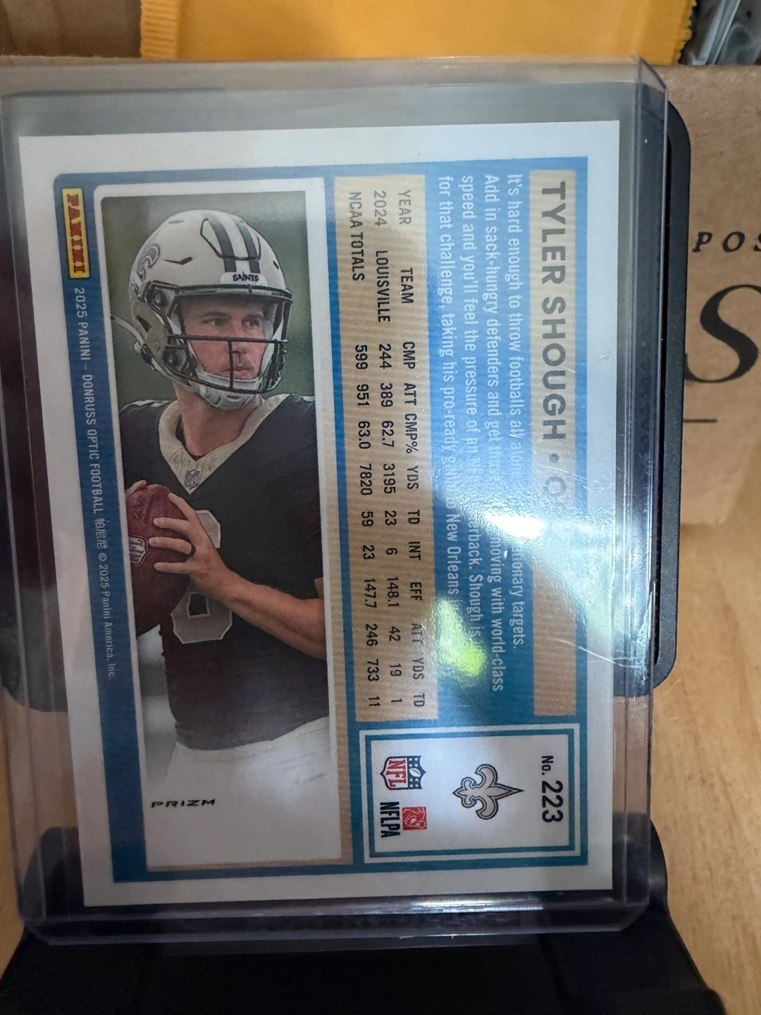 2025 Panini Donruss Optic Tyler Shough Rated Rookie - photo 2