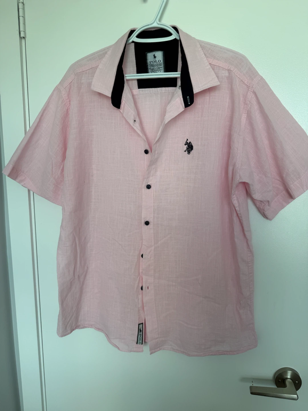 Polo Short Sleeve Button-Up Shirt XXL