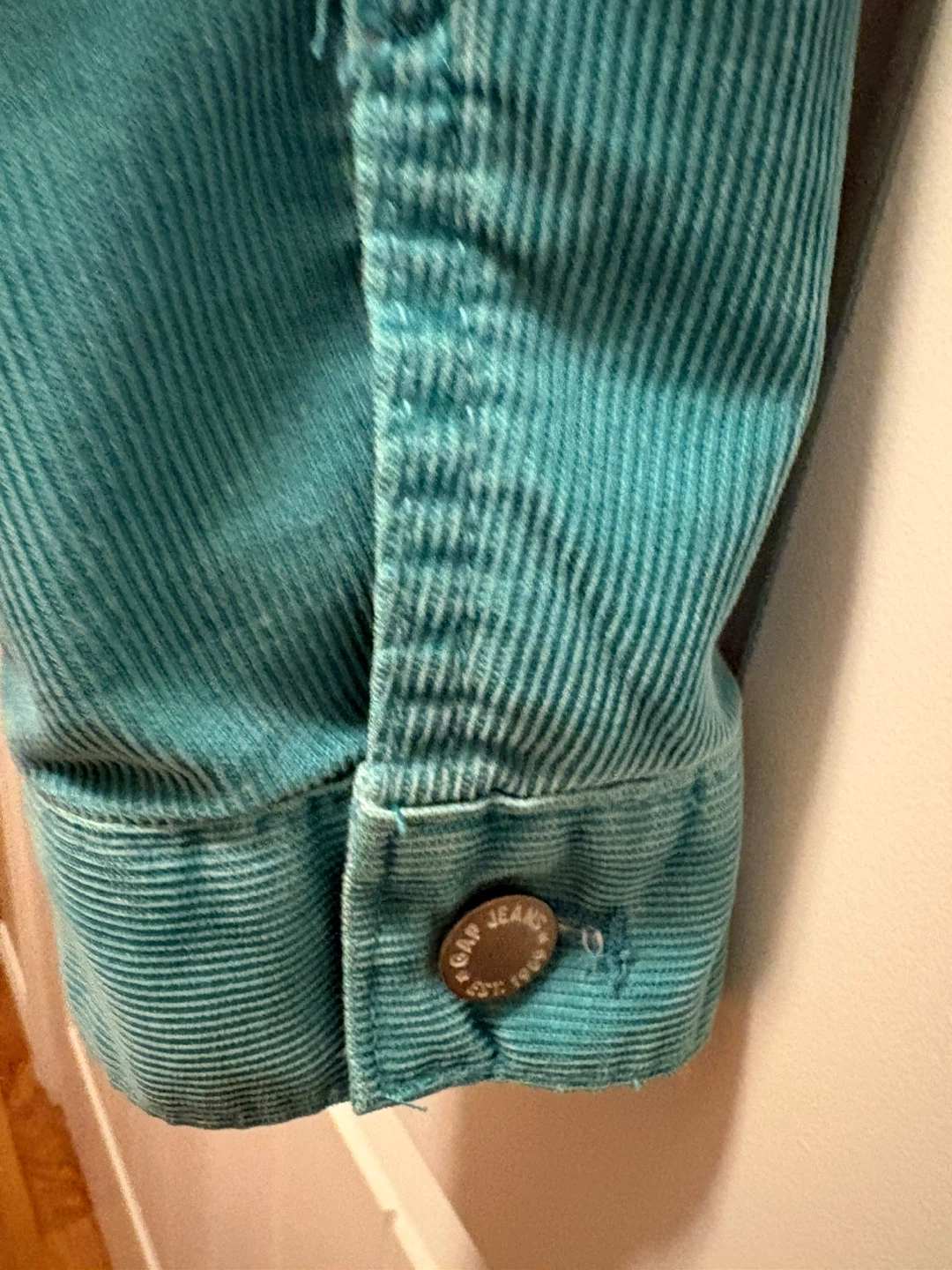 Girls GAP teal corduroy jacket. - photo 3