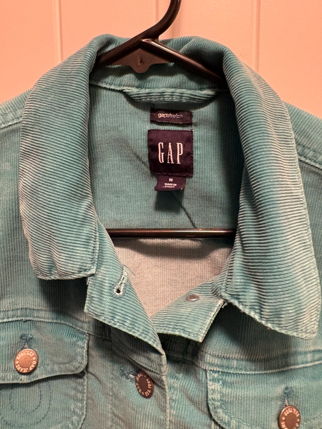 Girls GAP teal corduroy jacket. - photo 4