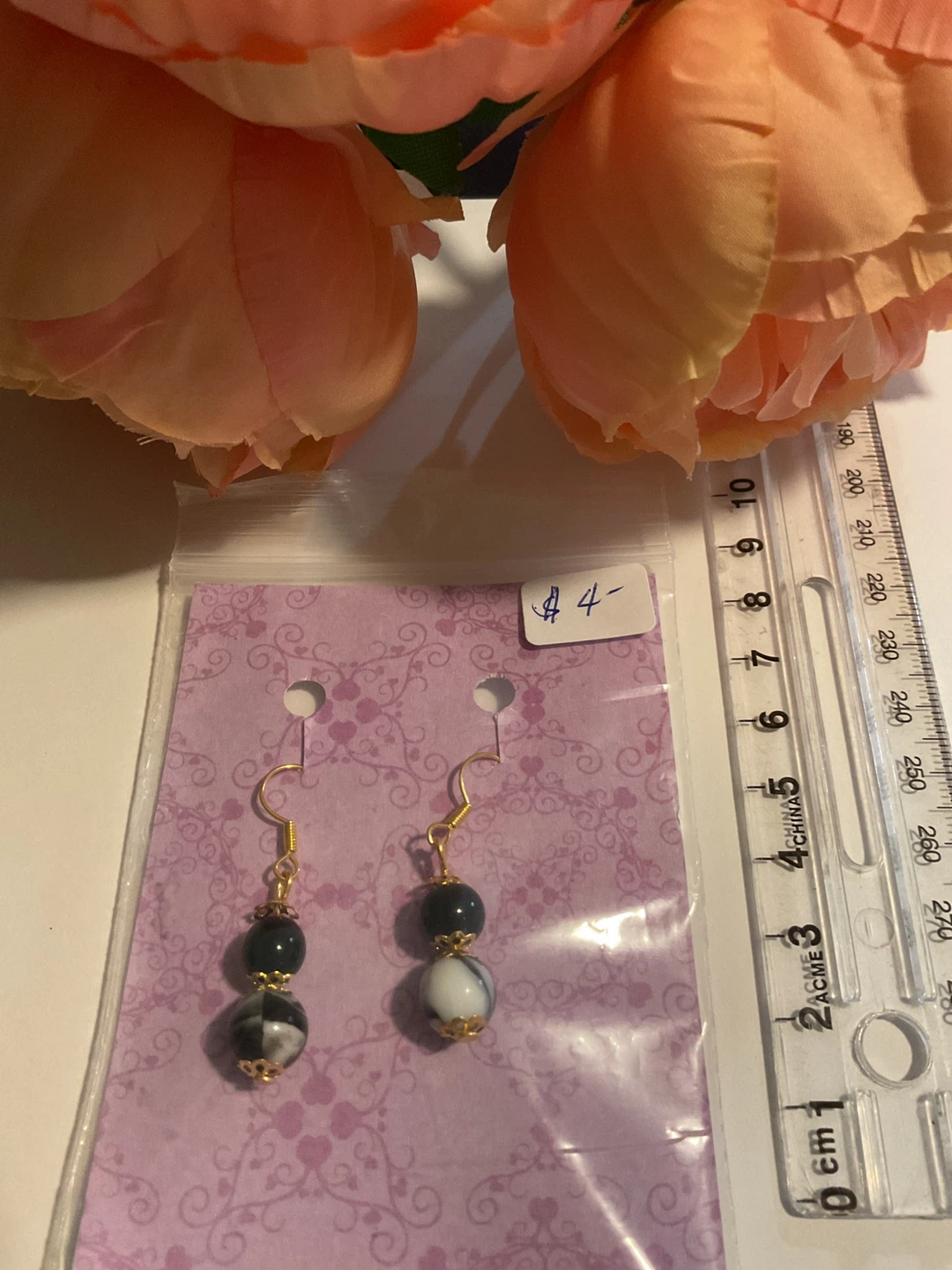 Handmade beaded earrings