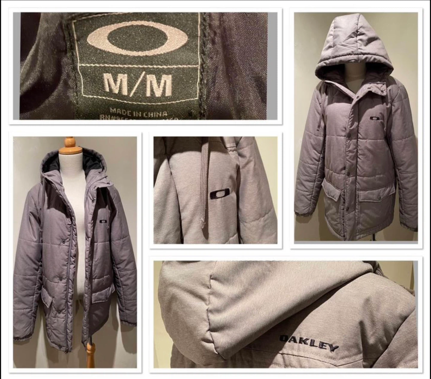 ⭐️BRAND NEW Men’s Oakley grey jacket⭐️