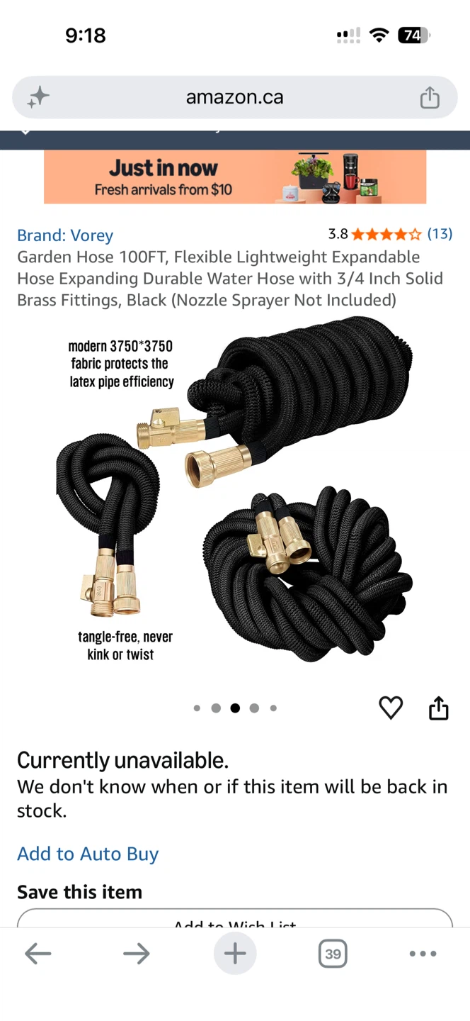 Vorey 150 ft Expandable Garden Hose - photo 3