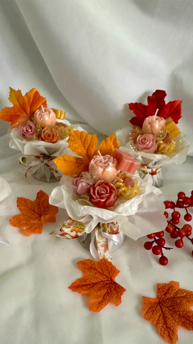 A small bouquet that radiates warmth! Thanksgiving decor - photo 3