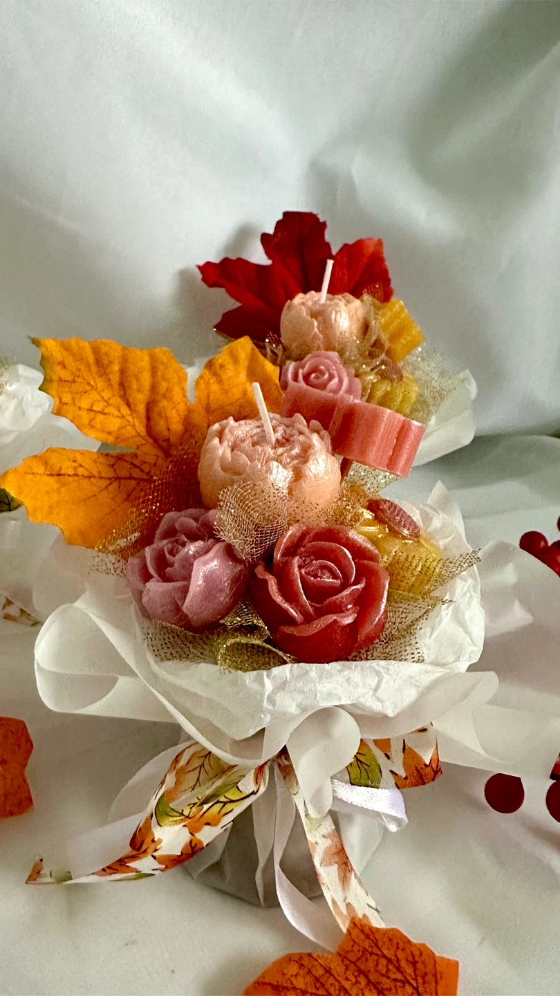A small bouquet that radiates warmth! Thanksgiving decor - photo 5
