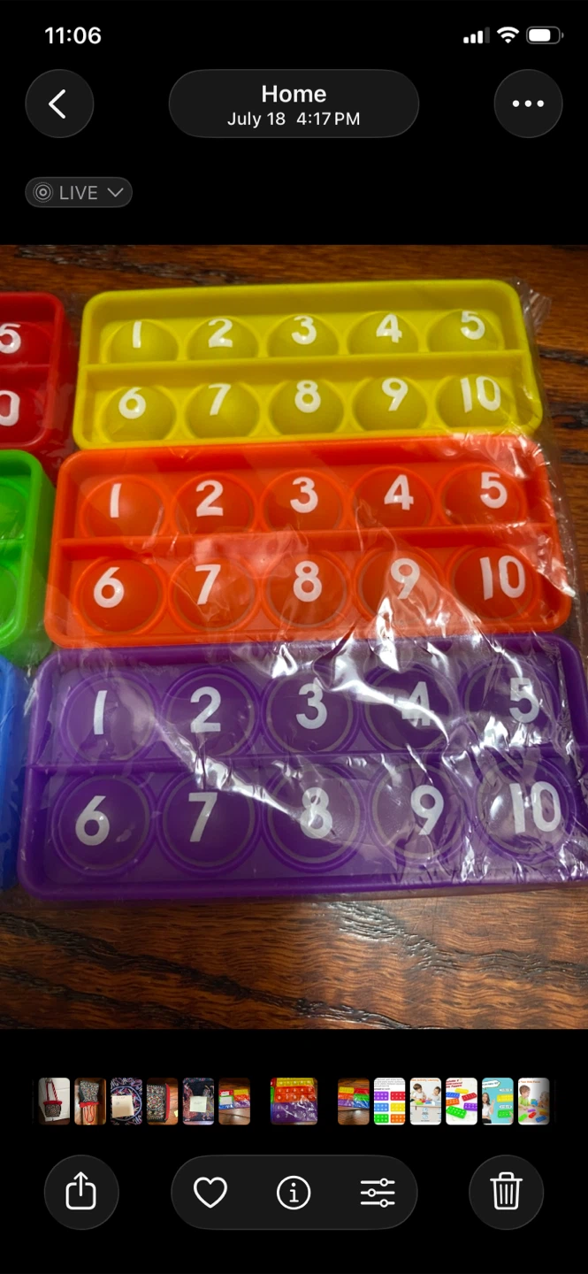 Set of Fidget Toys and Frame Math Manipulatives - photo 3