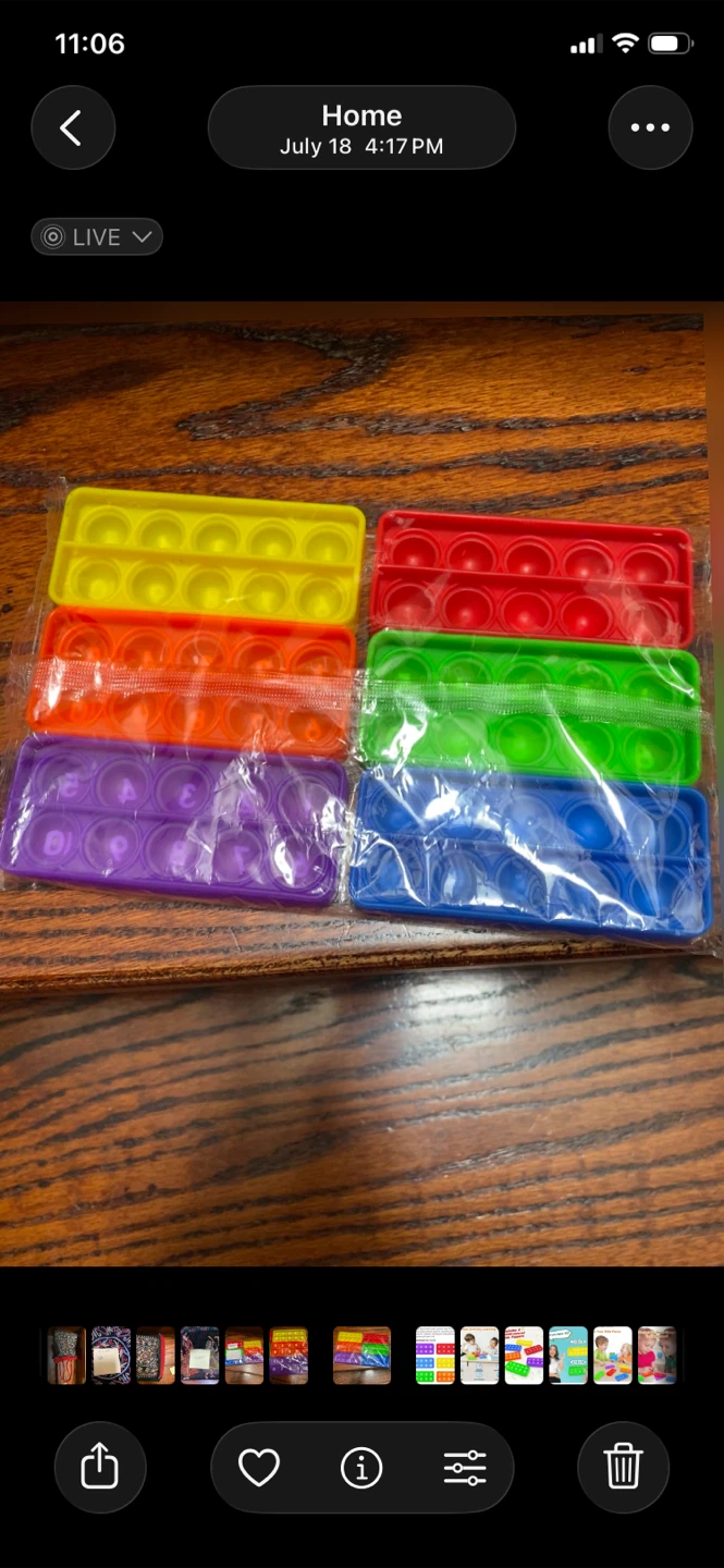 Set of Fidget Toys and Frame Math Manipulatives - photo 4