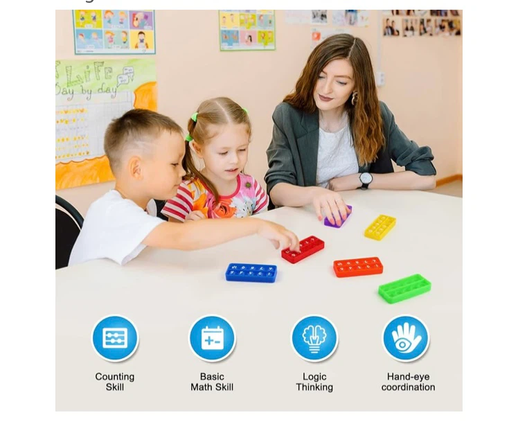 Set of Fidget Toys and Frame Math Manipulatives - photo 5