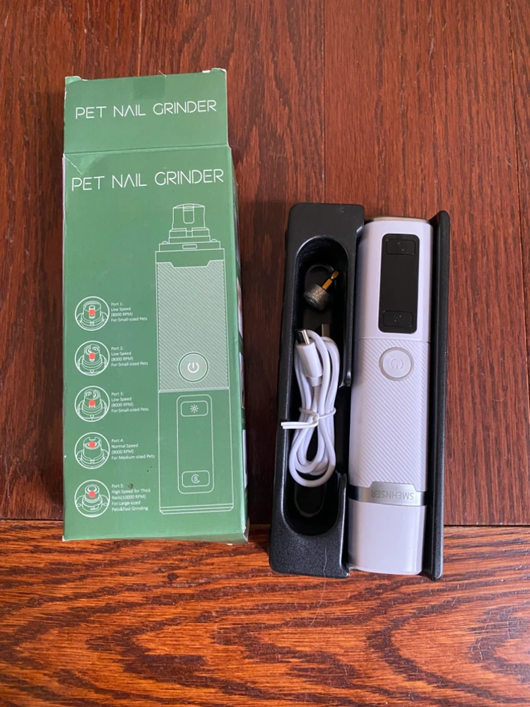 SMEHNSER Pet Nail Grinder