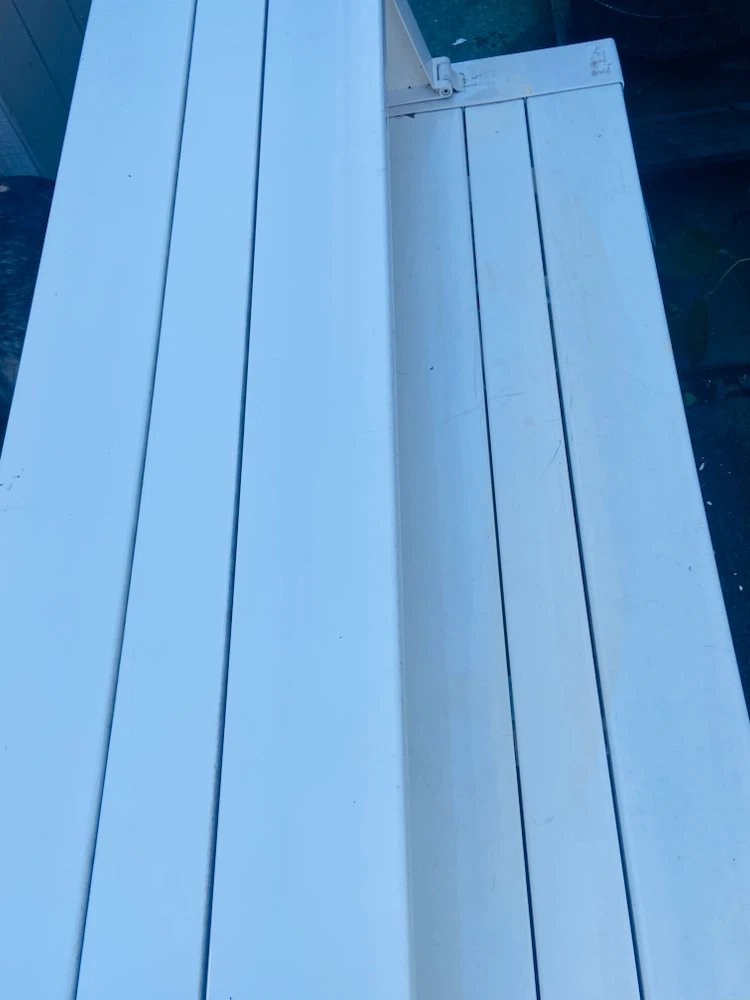 White Patio Bench - photo 4