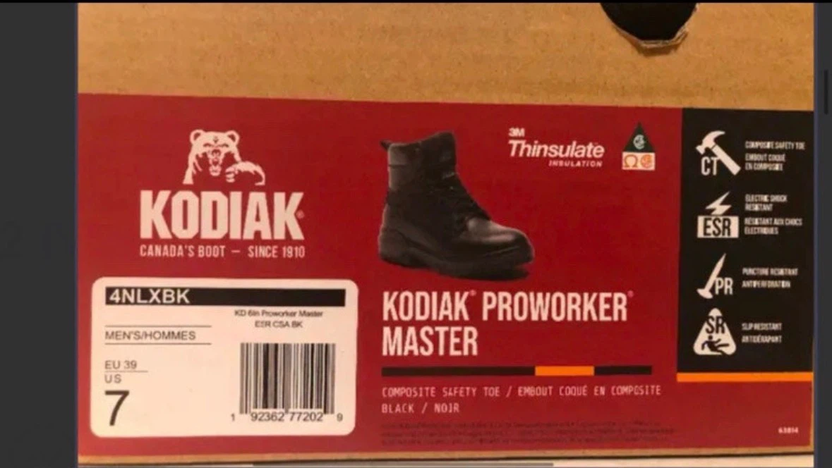Men’s Kodiak Proworker Master CSA Boots Size 7 - photo 2