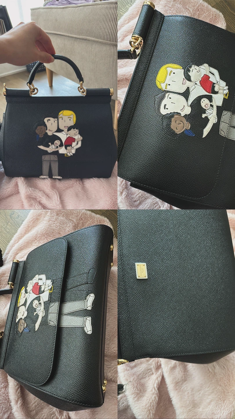 Authentic Dolce & Gabbana Sicily Family Patch Handbag - photo 2