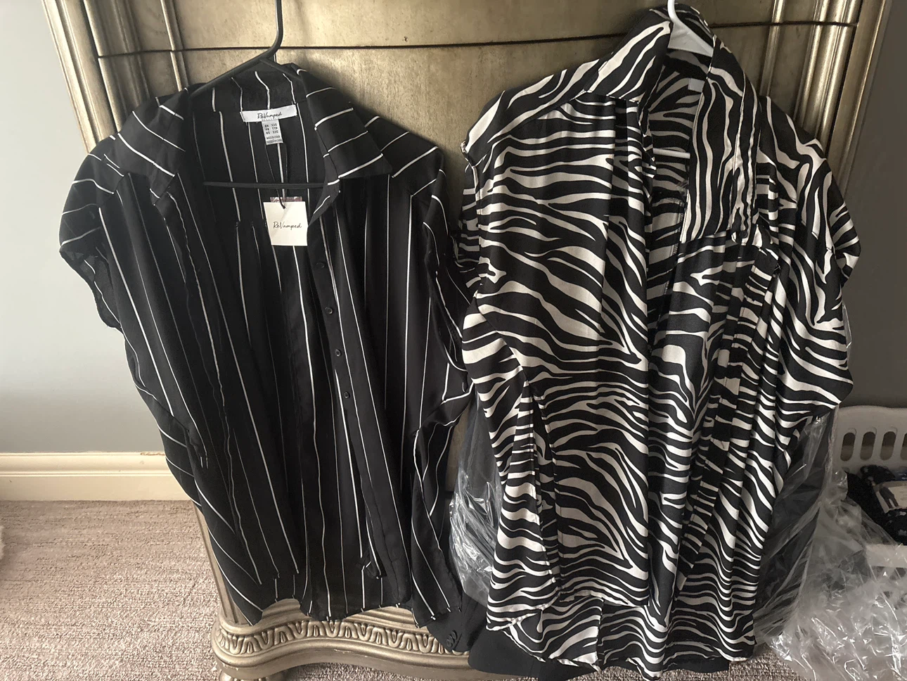 Two Revamped Blouses Size XXS