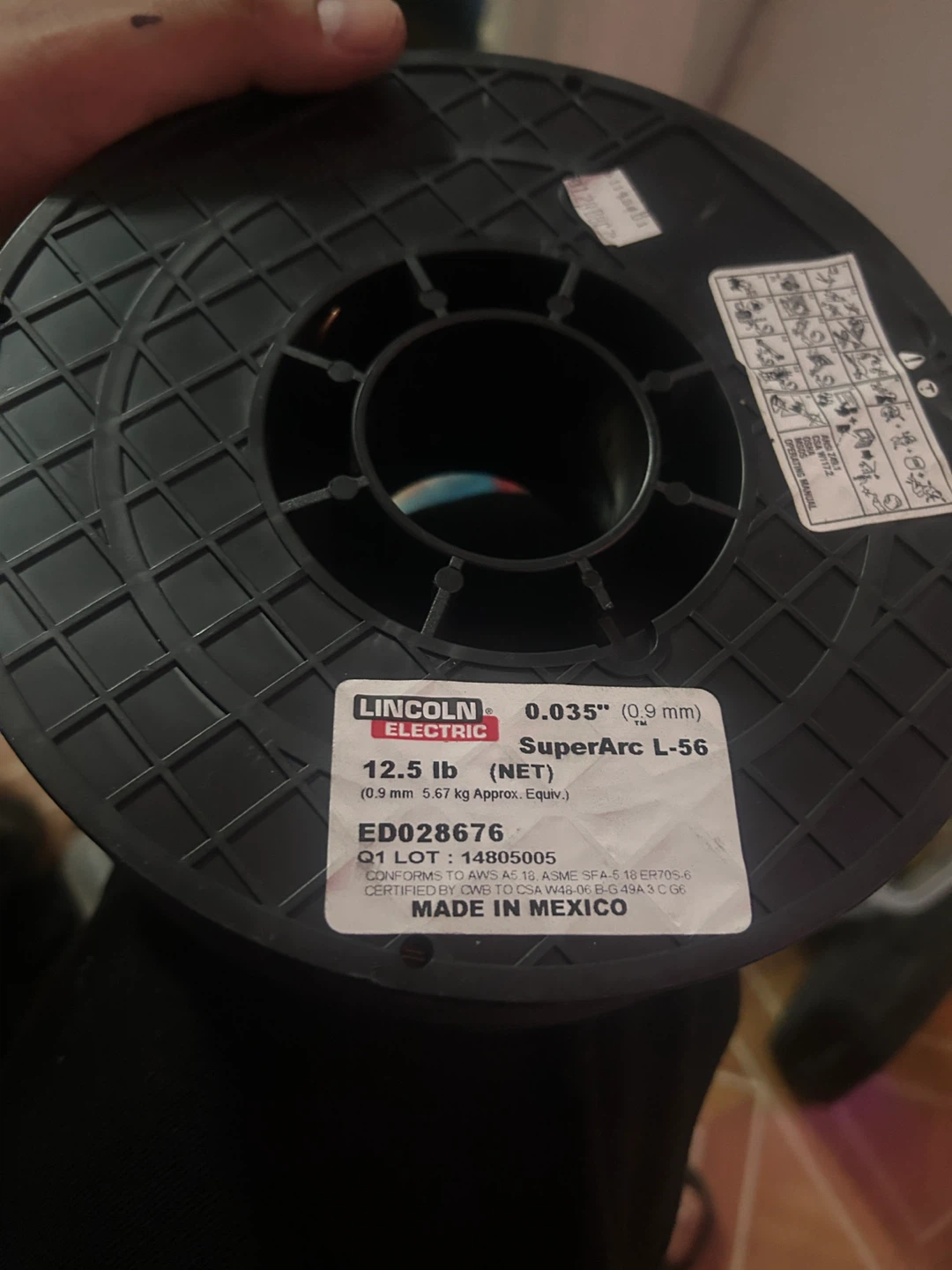 Lincoln Electric SuperArc L-56 Welding Wire 12.5 lb Spool - photo 3