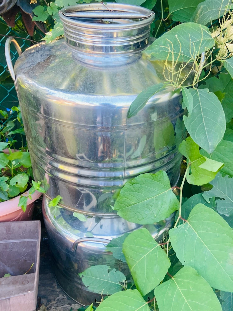 Large Stainless Steel Milk Can Container