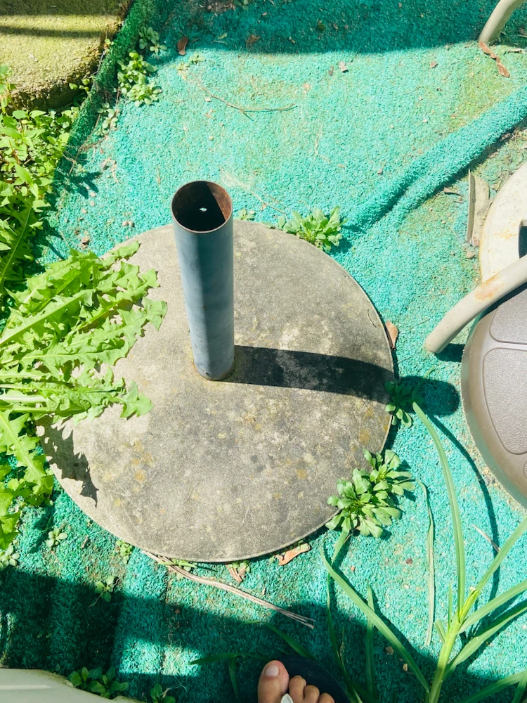 Heavy Concrete Patio Umbrella Base