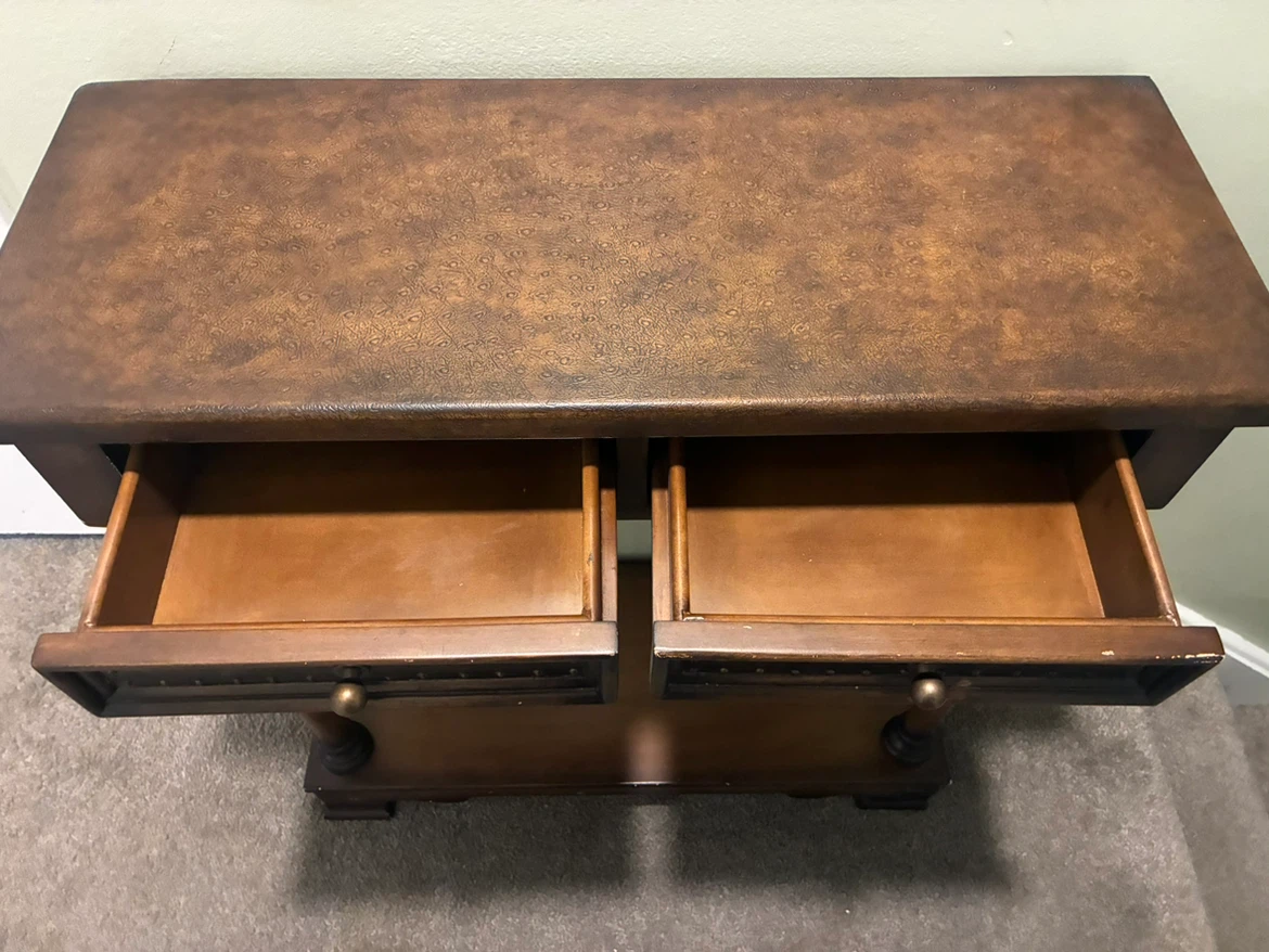 Vintage Style Wooden Console Table - photo 4