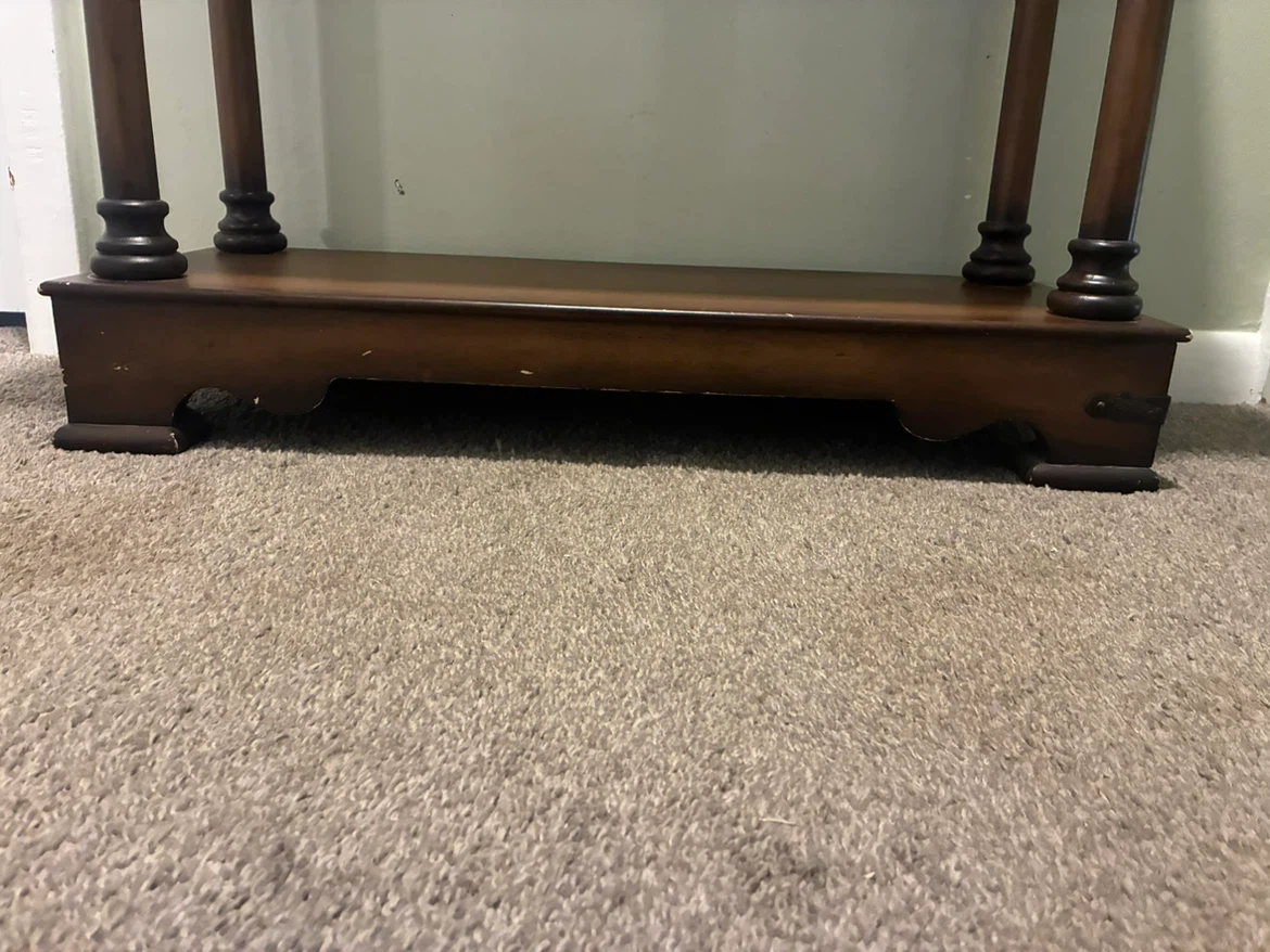 Vintage Style Wooden Console Table - photo 5