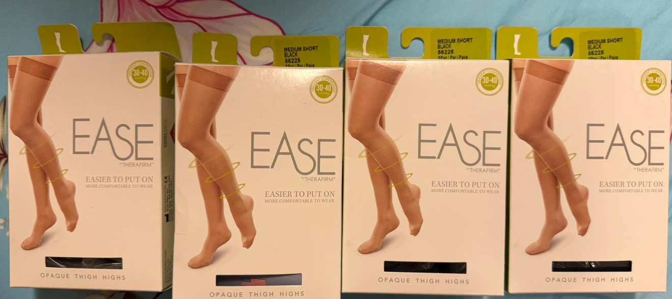 Therafirm Ease Opaque Thigh Highs 8 Pairs - photo 2