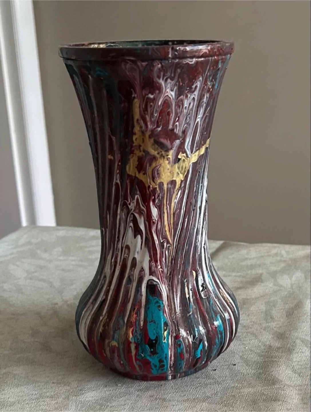 Artistic Marbled Vase