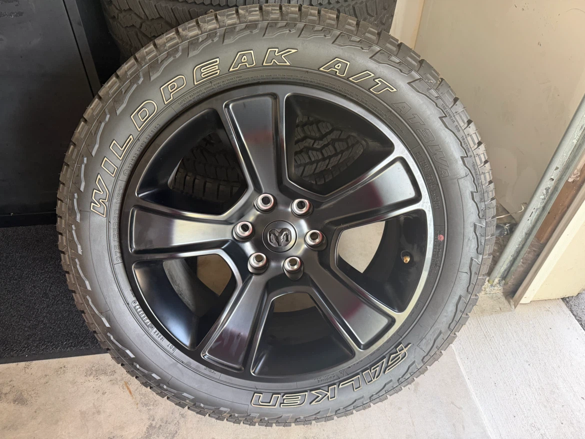 2022 ram 1500 laramie night edition tires and wheels - photo 4