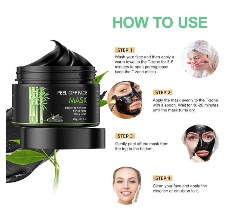 Mooyam Bamboo Charcoal Peel Off Face Mask - photo 4