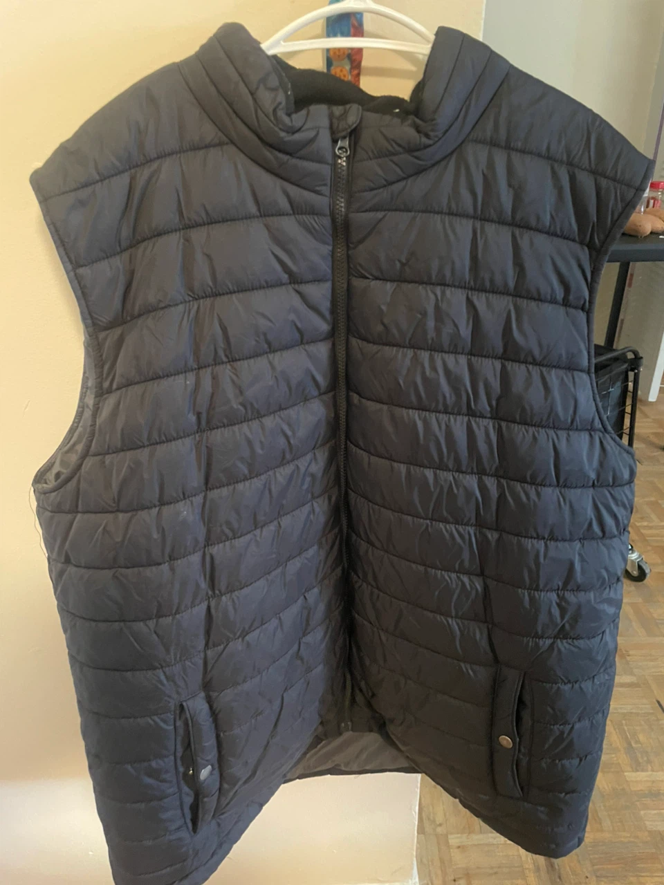 Mountain Ridge Quilted Puffer Vest Black XXL