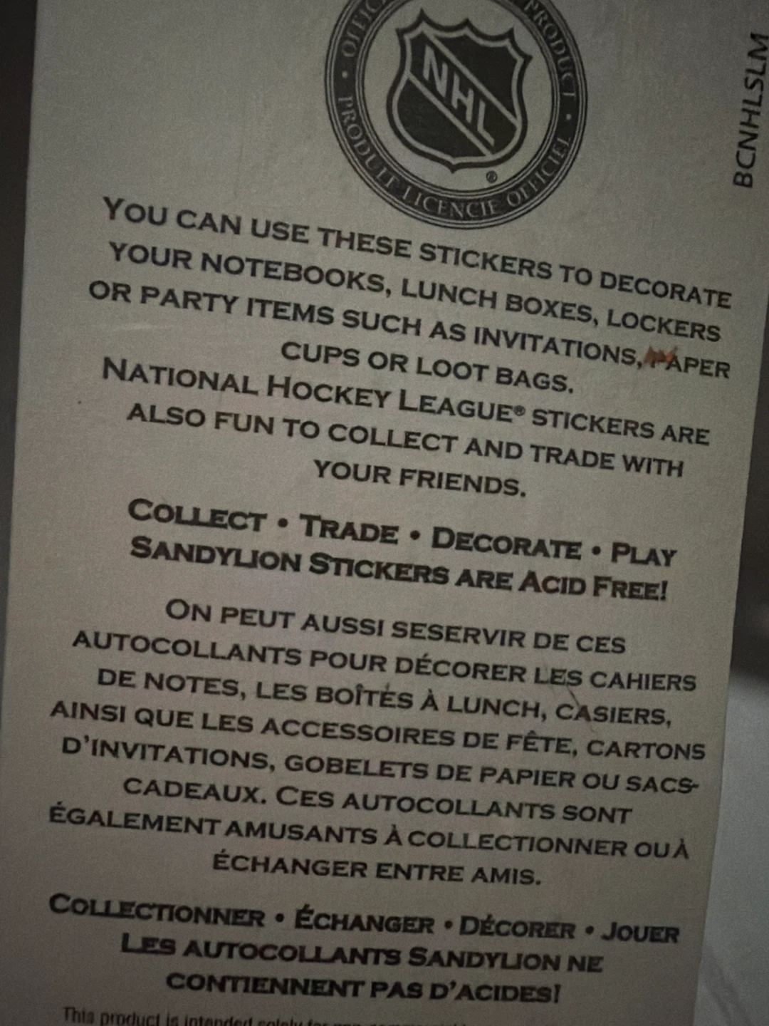 New 5 packs x Edmonton Oilers NHL Sticker Sheet 2003 - photo 5