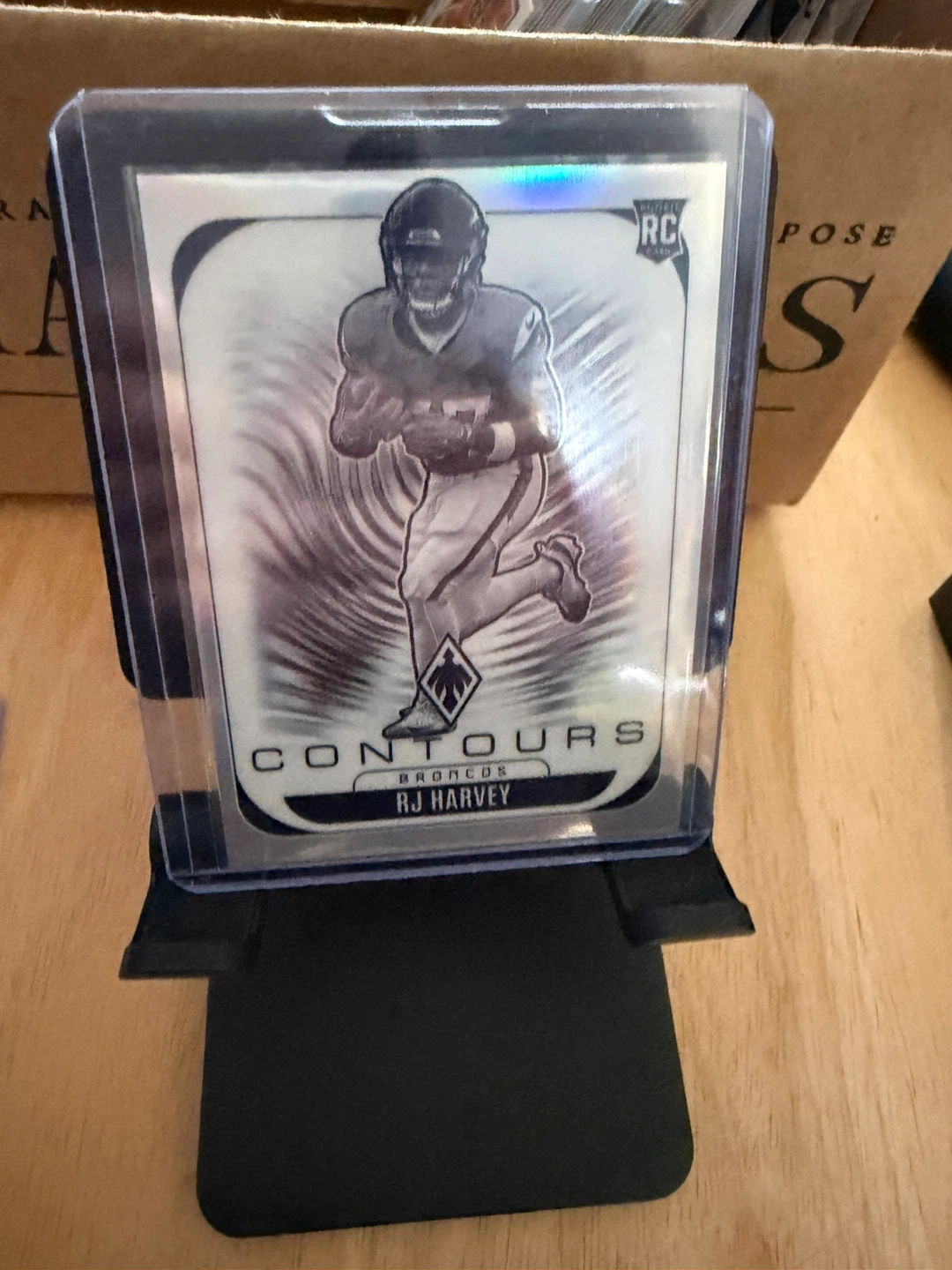 2025 Panini Phoenix RJ Harvey Contours Rookie Card