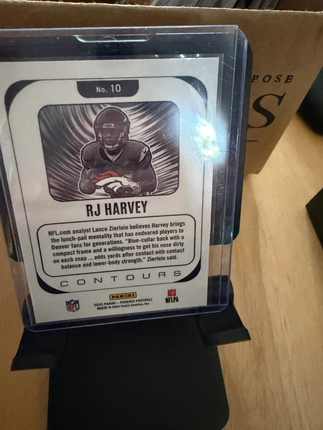 2025 Panini Phoenix RJ Harvey Contours Rookie Card - photo 2