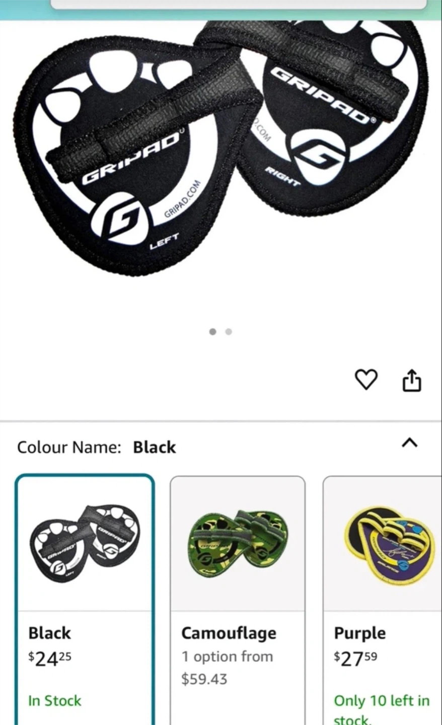 Gripad Workout Weightlifting Grips - photo 2