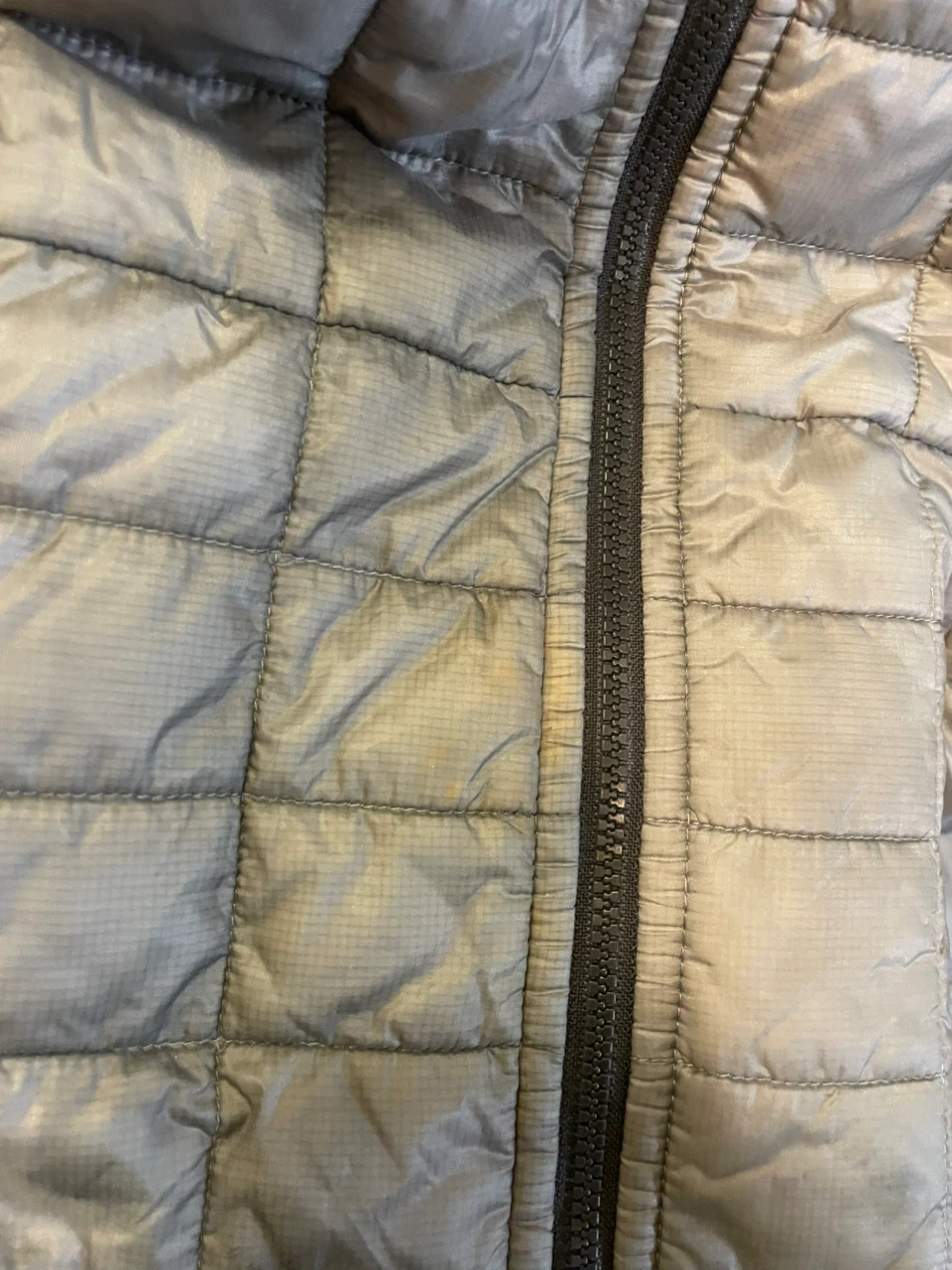 The North Face grey quilted jacket - photo 2