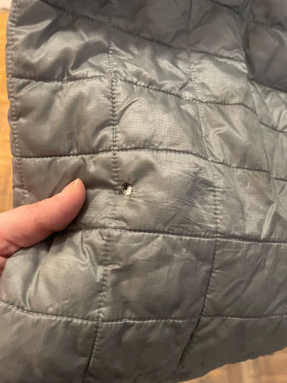 The North Face grey quilted jacket - photo 3