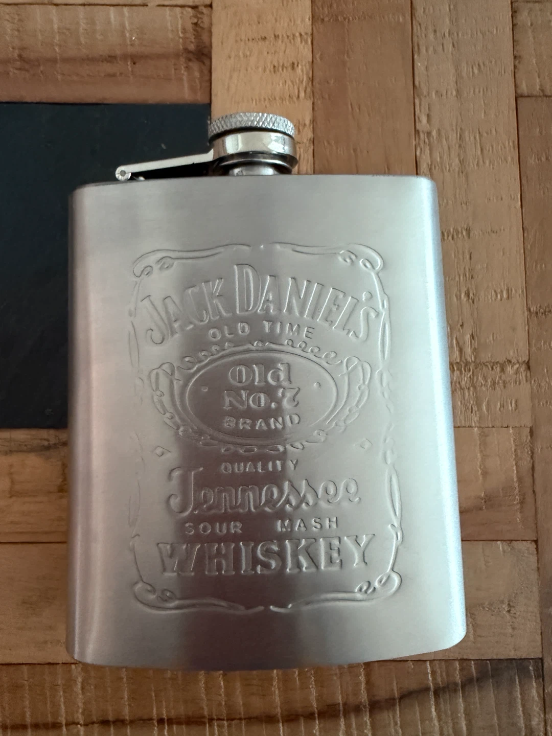 Jack Daniel's Stainless Steel Hip Flask 7oz