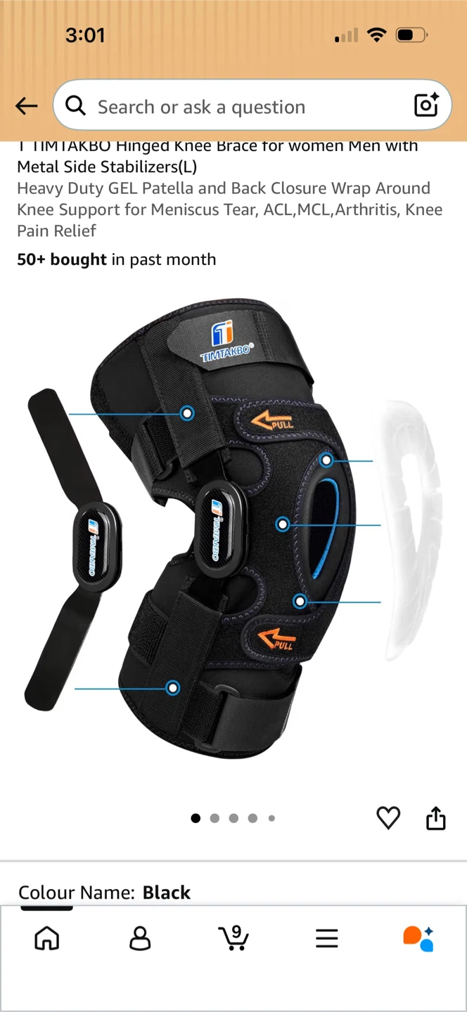 Knee Brace - Large brand new