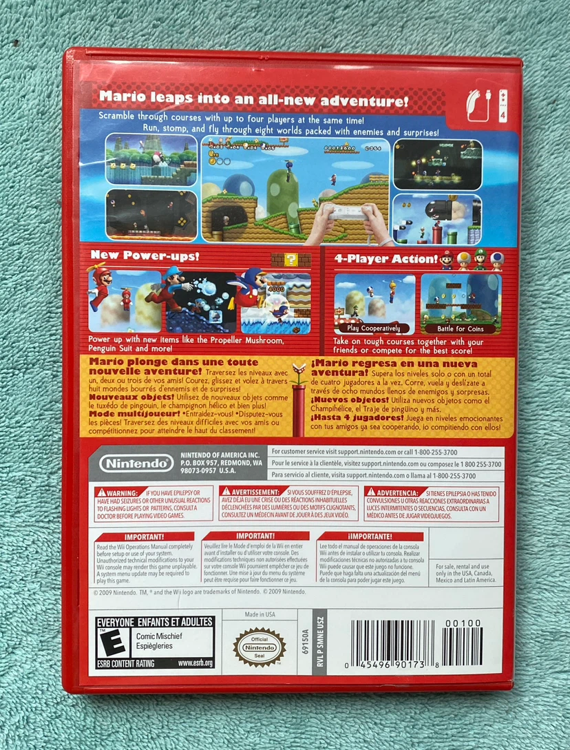 New Super Mario Bros Nintendo Wii - photo 3