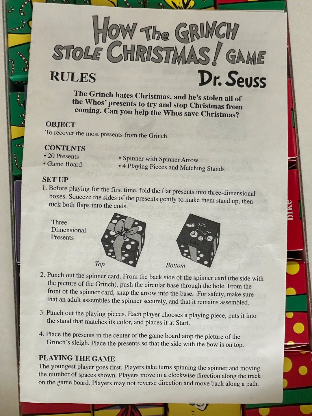 Dr. Seuss How the Grinch Stole Christmas! Game - photo 3