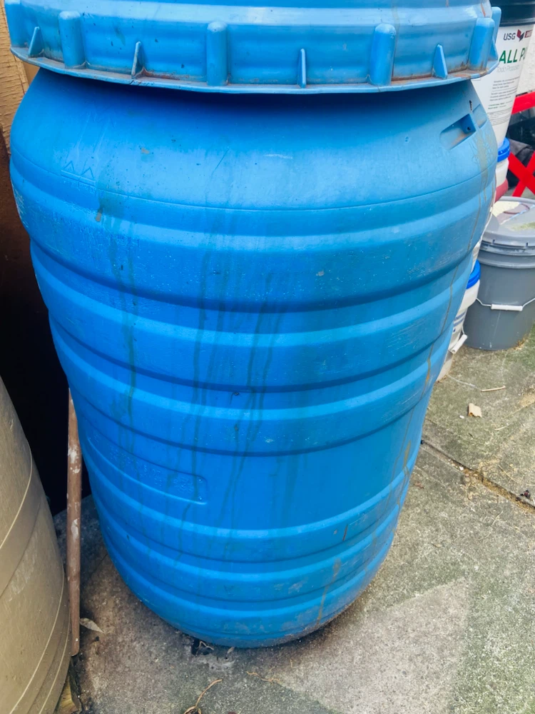 Blue Plastic Barrel - photo 3