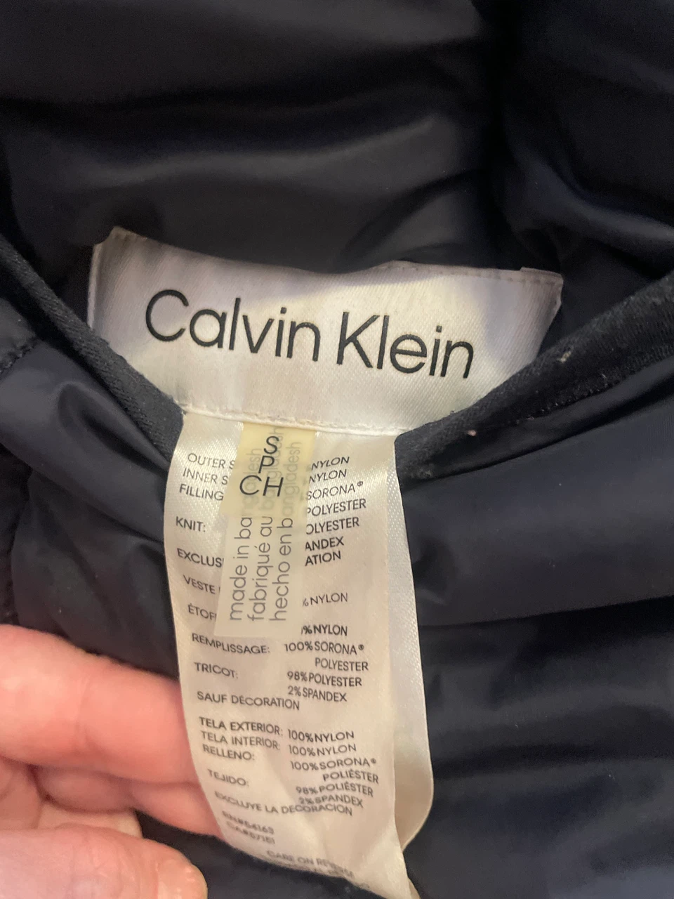 Calvin Klein Quilted Jacket Size Small - photo 2
