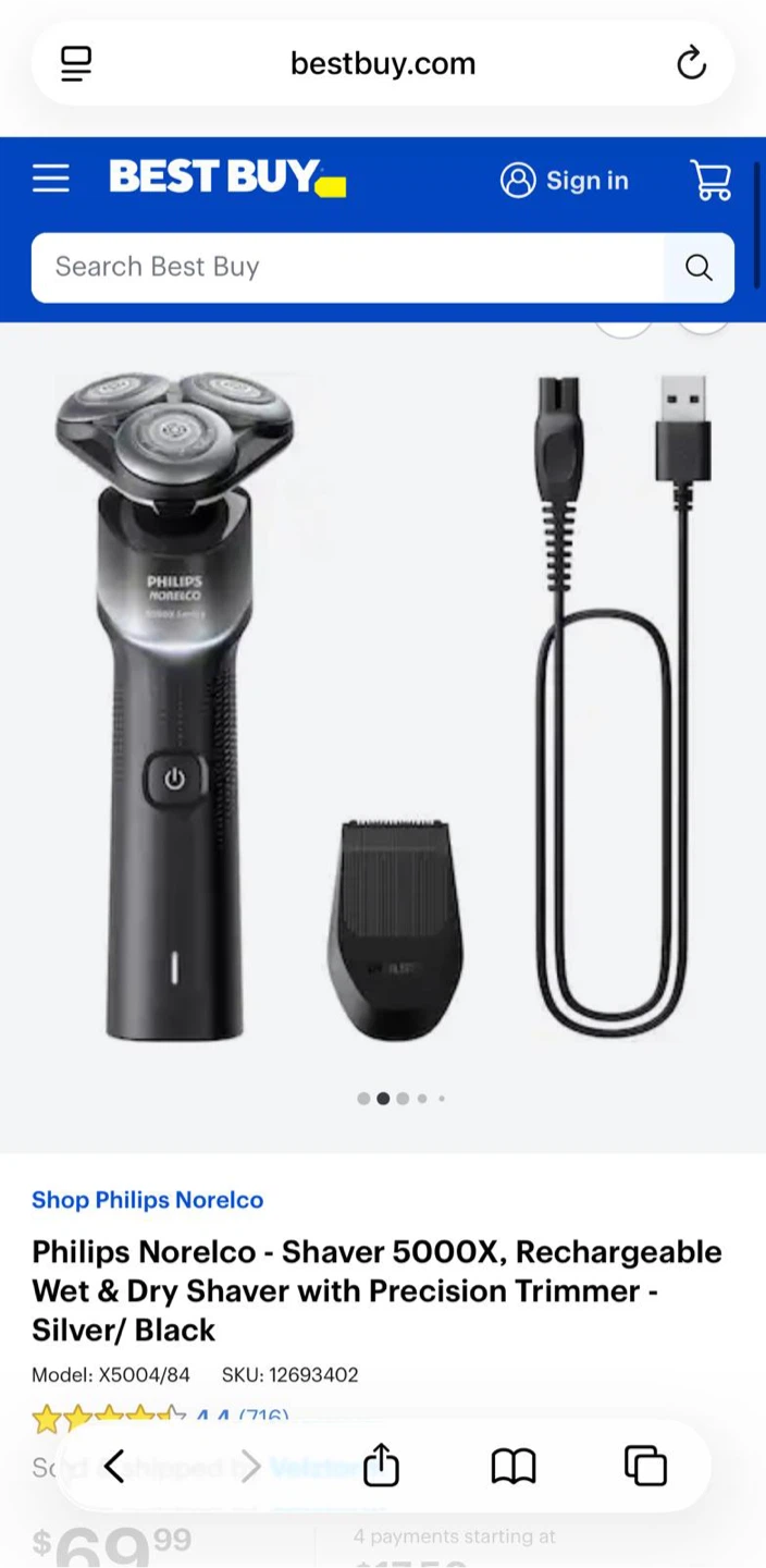 Philips Norelco Shaver 5000X - photo 3