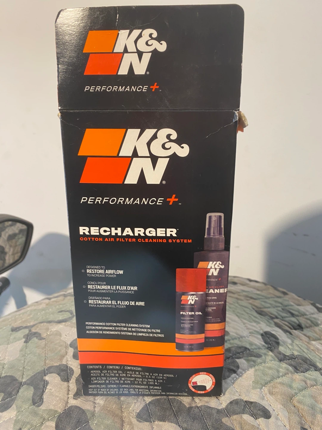 K&N Recharger Cotton Air Filter Cleaning System