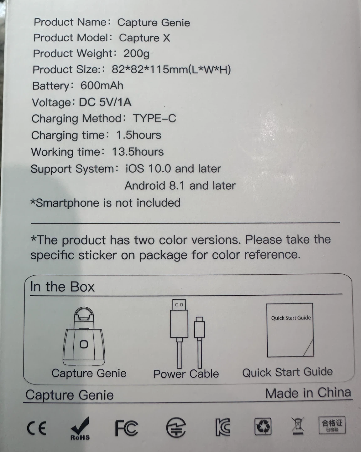 Capture Genie Capture X Smart Phone Holder - photo 4