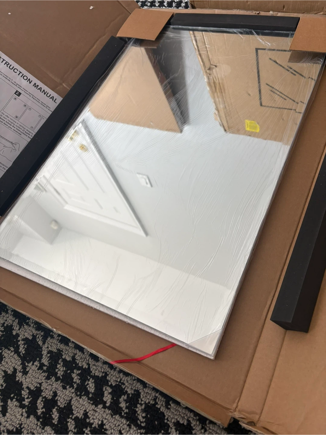 Frameless Beveled Wall Mirror 16x24 - photo 4