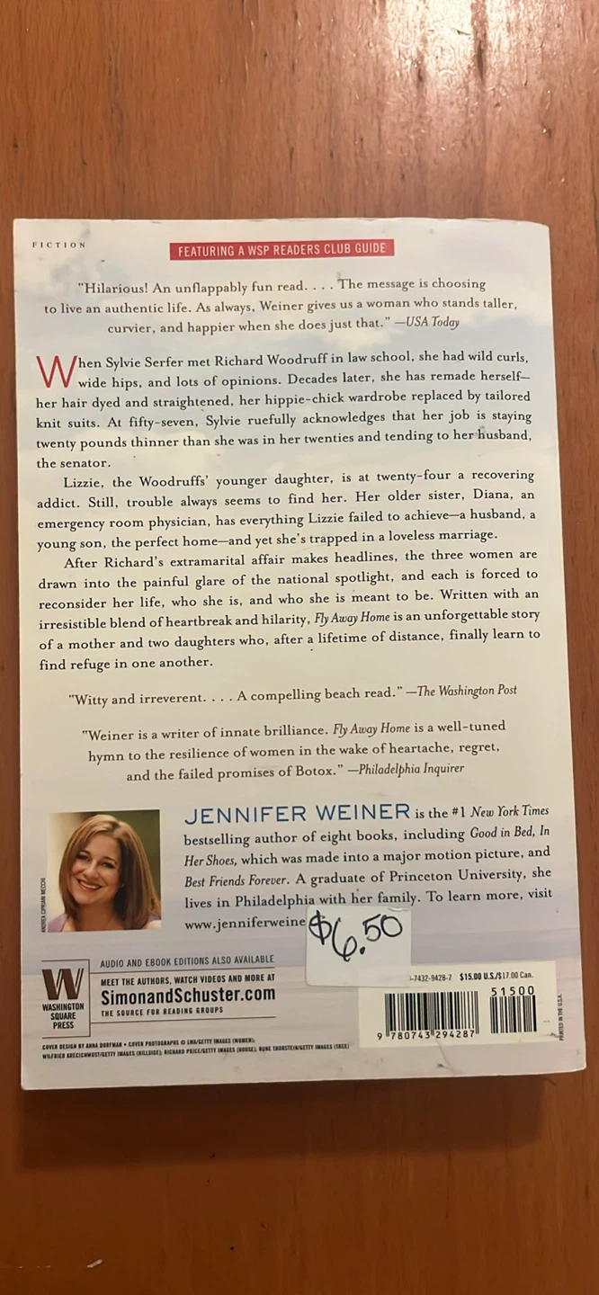 Fly Away Home by Jennifer Weiner - photo 4