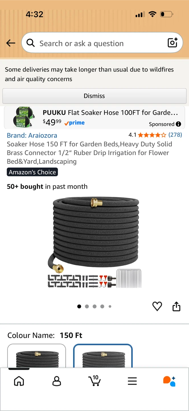 150ft Soaker Hose Kit brand new - photo 3