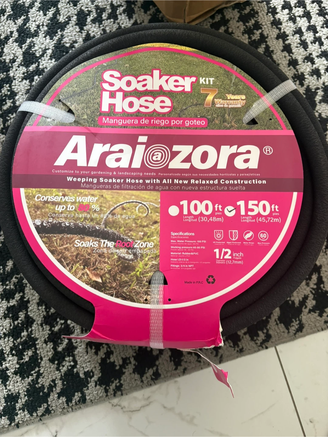 150ft Soaker Hose Kit brand new - photo 4