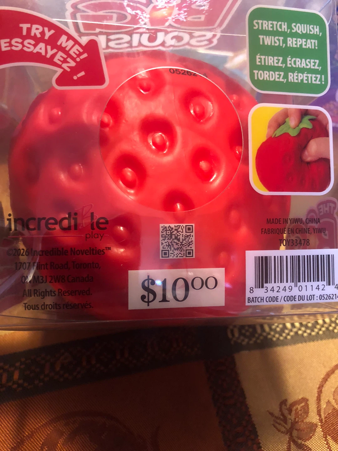 Incredible Play The Big Squish Strawberry - photo 3